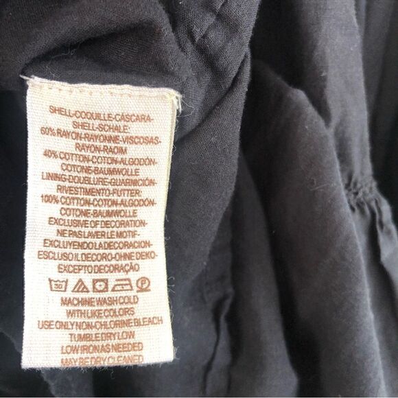 ‎FREE PEOPLE Sunbeam Floral Embroidered Off Shoulder Tiered Boho Dress Si… - Picture 11 of 11